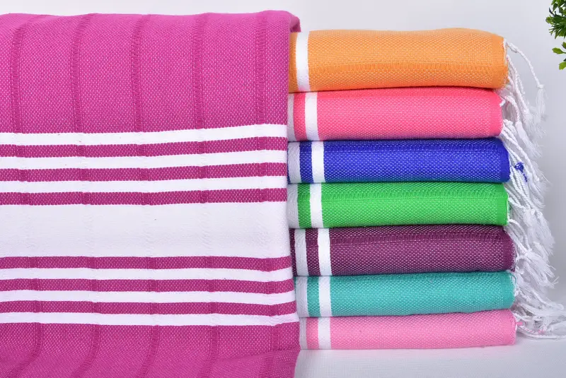 70x40 Cotton Striped Towel, Monogram Beach Towel, Organic Turkish towel, Turkish Beach Towel Bulk, Bridal Shower Gift, Bachelor Party Favors - 1