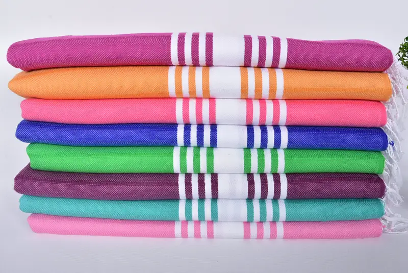 70x40 Cotton Striped Towel, Monogram Beach Towel, Organic Turkish towel, Turkish Beach Towel Bulk, Bridal Shower Gift, Bachelor Party Favors - 2