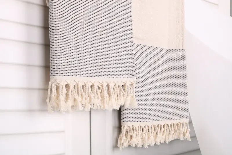 Peshtemal, Home Decor Gifts, Custom Beach Towel, 70x40 Cotton Polka Dot Towel, Decorative Towel, Monogram Towels, Custom Towel, Girls Weekend Favors - 8
