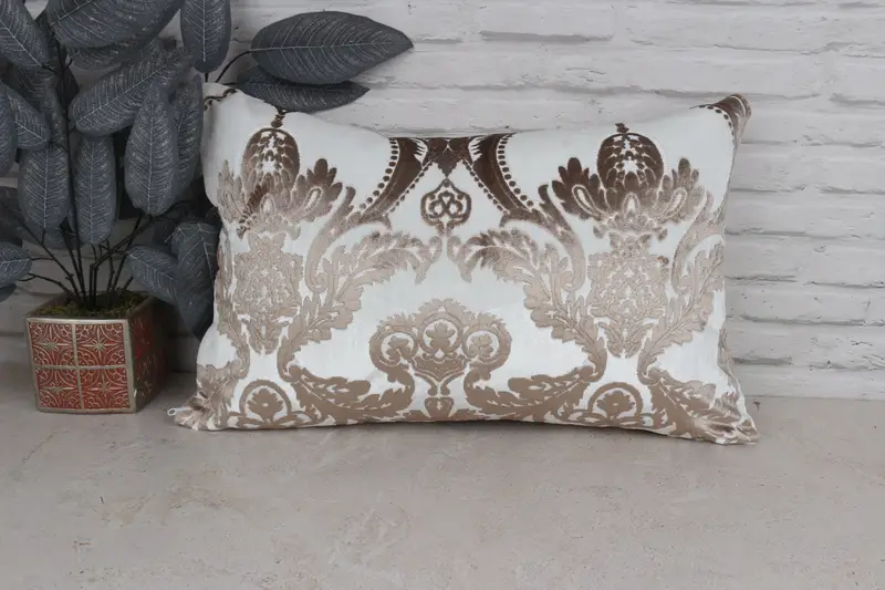 Pillow Cover, Muted Cushion, Knitted Pillow, Vintage Kilim Throw Pillow, 16x24 White Pillow Sham, Throw Kilim Pillow, Bright Cushion, Boho Pillow - 1