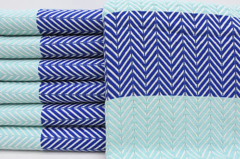 Bachelorette Party Decorations, Housewarming Gift, Unique Gift, Gift For The Home Decor, Bachelorette Party Gifts, 70x40 Cotton Chevron Towel - 1