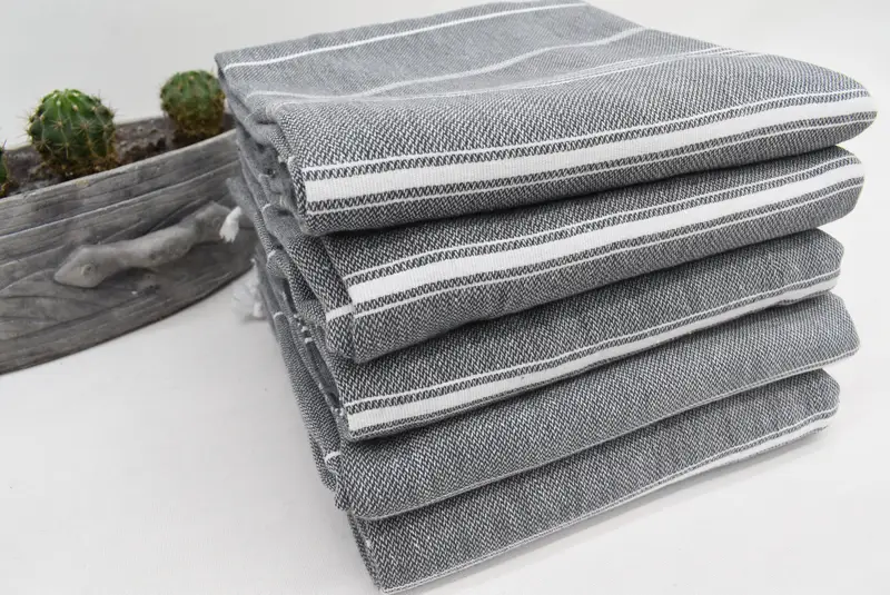 Custom Beach Towels, Personalized Gift, Xmas Gifts, Gym Towel, 70x40 Cotton Striped Towel, Bachelorette Party Decorations, Soft towel, Pool Towels - 4