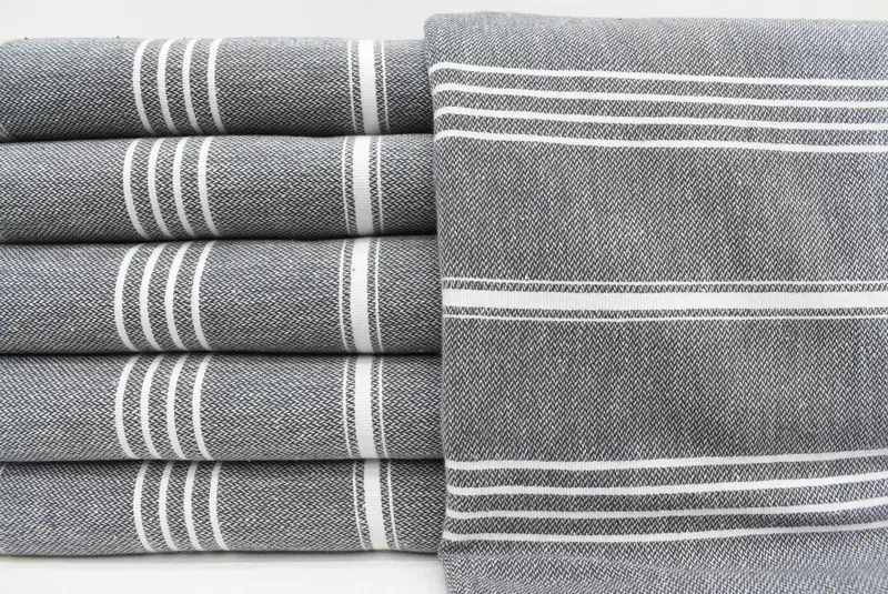 Custom Beach Towels, Personalized Gift, Xmas Gifts, Gym Towel, 70x40 Cotton Striped Towel, Bachelorette Party Decorations, Soft towel, Pool Towels - 1