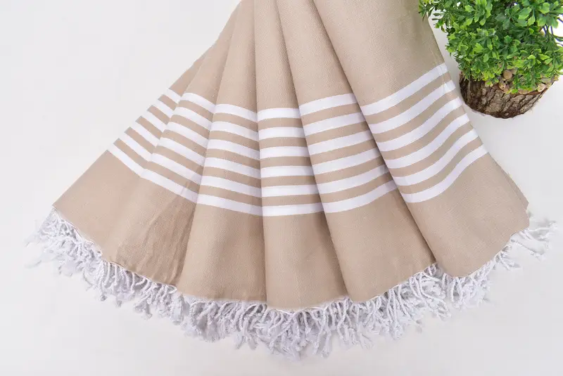 Handwoven Turkish Towel, 70x40 Cotton Striped Towel, Soft towel, Beach Towel Bulk, Bridal Shower Favors, Girls Weekend Getaways Gifts, Family Gift - 8