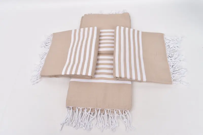 Handwoven Turkish Towel, 70x40 Cotton Striped Towel, Soft towel, Beach Towel Bulk, Bridal Shower Favors, Girls Weekend Getaways Gifts, Family Gift - 11