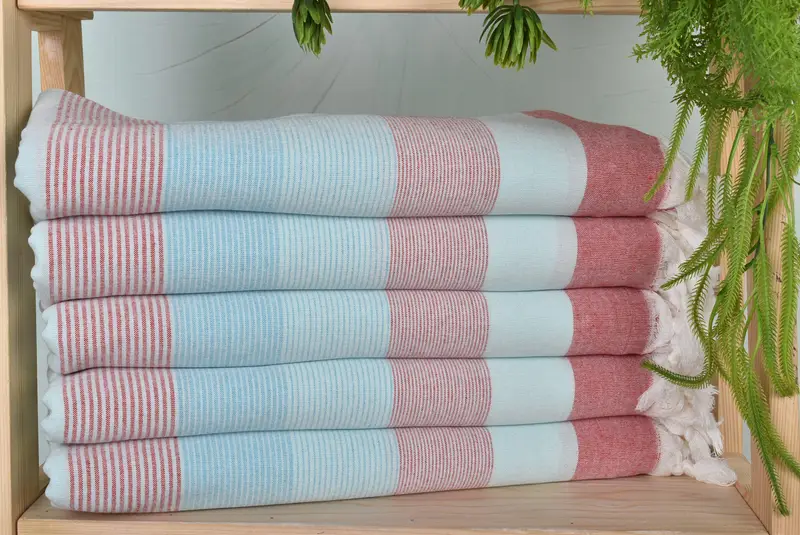 Bridal Gifts, 68x40 Cotton Striped Towel, Personalized Turkish Towel, Lightweight Turkish towel, Peshtemal Towel, Valentines Day Gift For Her - 1