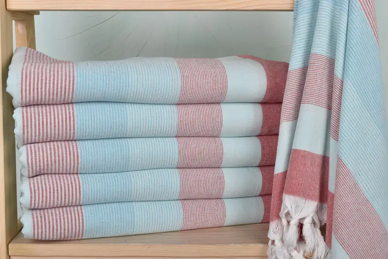 Bridal Gifts, 68x40 Cotton Striped Towel, Personalized Turkish Towel, Lightweight Turkish towel, Peshtemal Towel, Valentines Day Gift For Her - 2