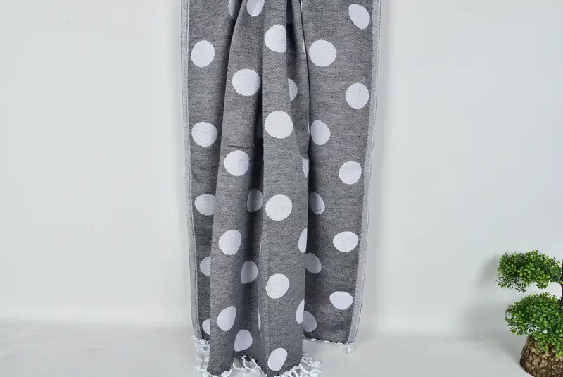 70x40 Cotton Polka Dot Towel, Extra large Turkish bath towel, Bachelor Party Gifts, Wedding Favors, Bridesmaid Gifts, Personalized Turkish Towel - 8