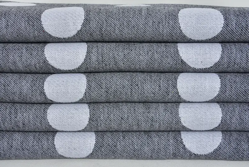 70x40 Cotton Polka Dot Towel, Extra large Turkish bath towel, Bachelor Party Gifts, Wedding Favors, Bridesmaid Gifts, Personalized Turkish Towel - 3