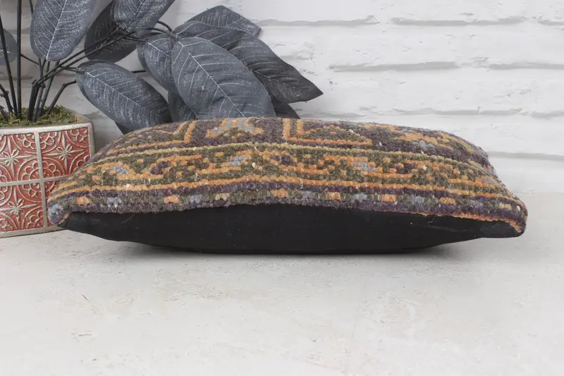 Cushion Cover, 8x16 Blue Pillow Sham, Vintage Kilim Pillow, Outdoor Throw Pillow, Interior Designer Pillow, Kilim Pillow, Customized Cushion - 5
