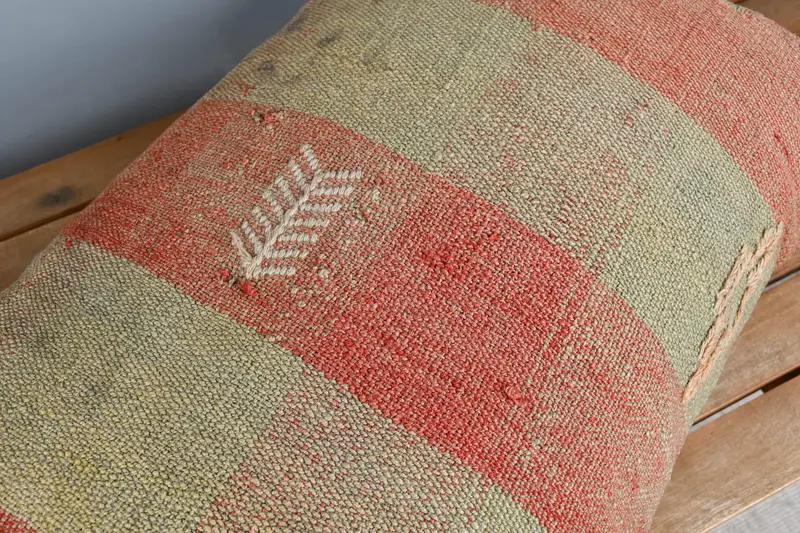 Boho Pillow, Armchair Pillow Case, Home Decor Pillow, Turkish Pillow, Cushion, 16x24 Orange Cushion Cover, Handmade Throw Pillow - 4