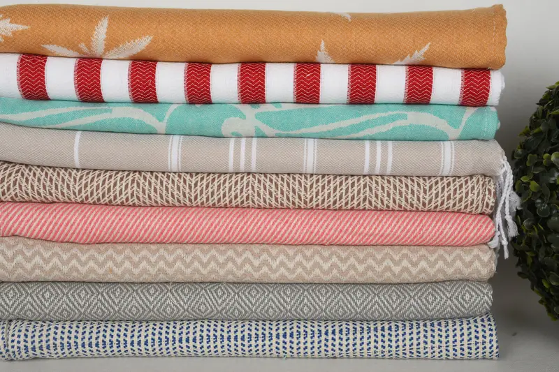 Monogram Kitchen Towel, 36x18 Cotton Set of 10 Towel, Gift For Her, Turkish Tea Towel, Boyfriend Gift, Turkish Hand Towel, Bridesmaid Gift Towel - 3