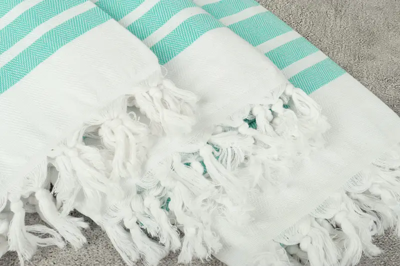 Home Decor Gifts, 70x40 Cotton Herringbone Towel, Beach Wedding Favor, Kids Beach Towel, Beach Towel Bulk, Personalize Gift, Bachelorette Party Gift - 5