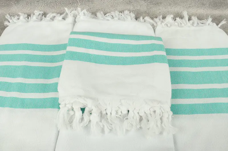 Home Decor Gifts, 70x40 Cotton Herringbone Towel, Beach Wedding Favor, Kids Beach Towel, Beach Towel Bulk, Personalize Gift, Bachelorette Party Gift - 4