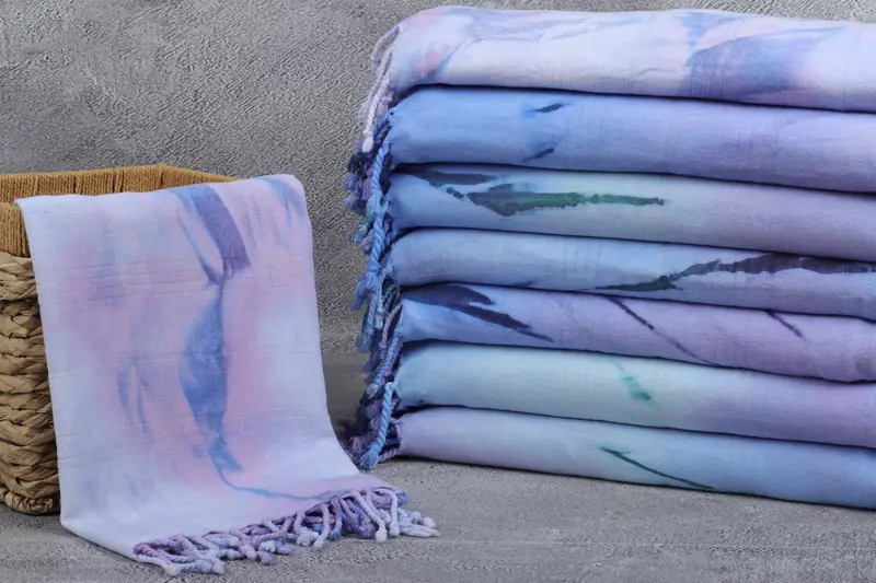 64x28 Cotton Tie Dye Towel, Birthday Gift, Bachelorette Party Favors, Bachelorette Party Gifts Bridesmaids, Travel Towel, Summer Gift, Organic Towel - 4