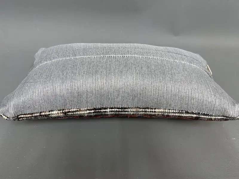 Kilim Cushion Sham, Gift Pillow, Antique Pillows, 8x16 Beige Pillow Case, Cushion Case, Neutral Throw Cushion Cover, Vintage Throw Pillow Cover - 7