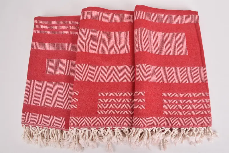 Antibacterial Turkish peshtemal towel, Bath towel, 68x38 Cotton Chevron Towel, Peshtemal Towel, Spa Gift, Luxury Beach Towel, Personalized Towel - 7