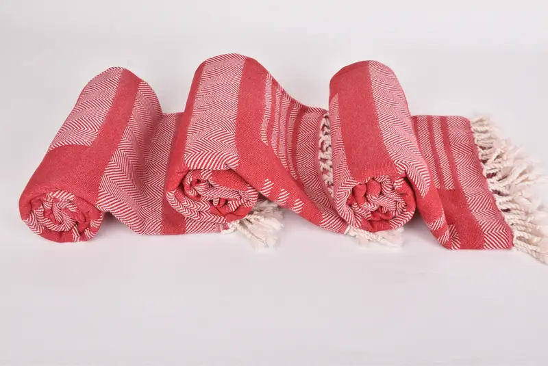 Antibacterial Turkish peshtemal towel, Bath towel, 68x38 Cotton Chevron Towel, Peshtemal Towel, Spa Gift, Luxury Beach Towel, Personalized Towel - 8