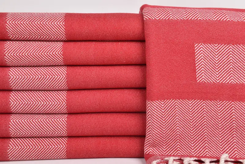 Antibacterial Turkish peshtemal towel, Bath towel, 68x38 Cotton Chevron Towel, Peshtemal Towel, Spa Gift, Luxury Beach Towel, Personalized Towel - 1
