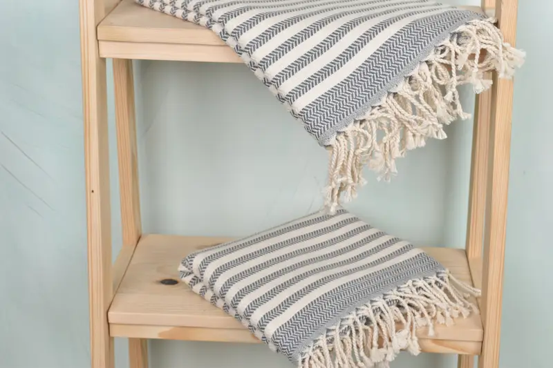 70x40 Cotton Chevron Towel, Wedding Shower Gift, Towel With Name, Wedding Favors, Hammam towel, Wedding Gift, Large Beach Towel Personalized - 5