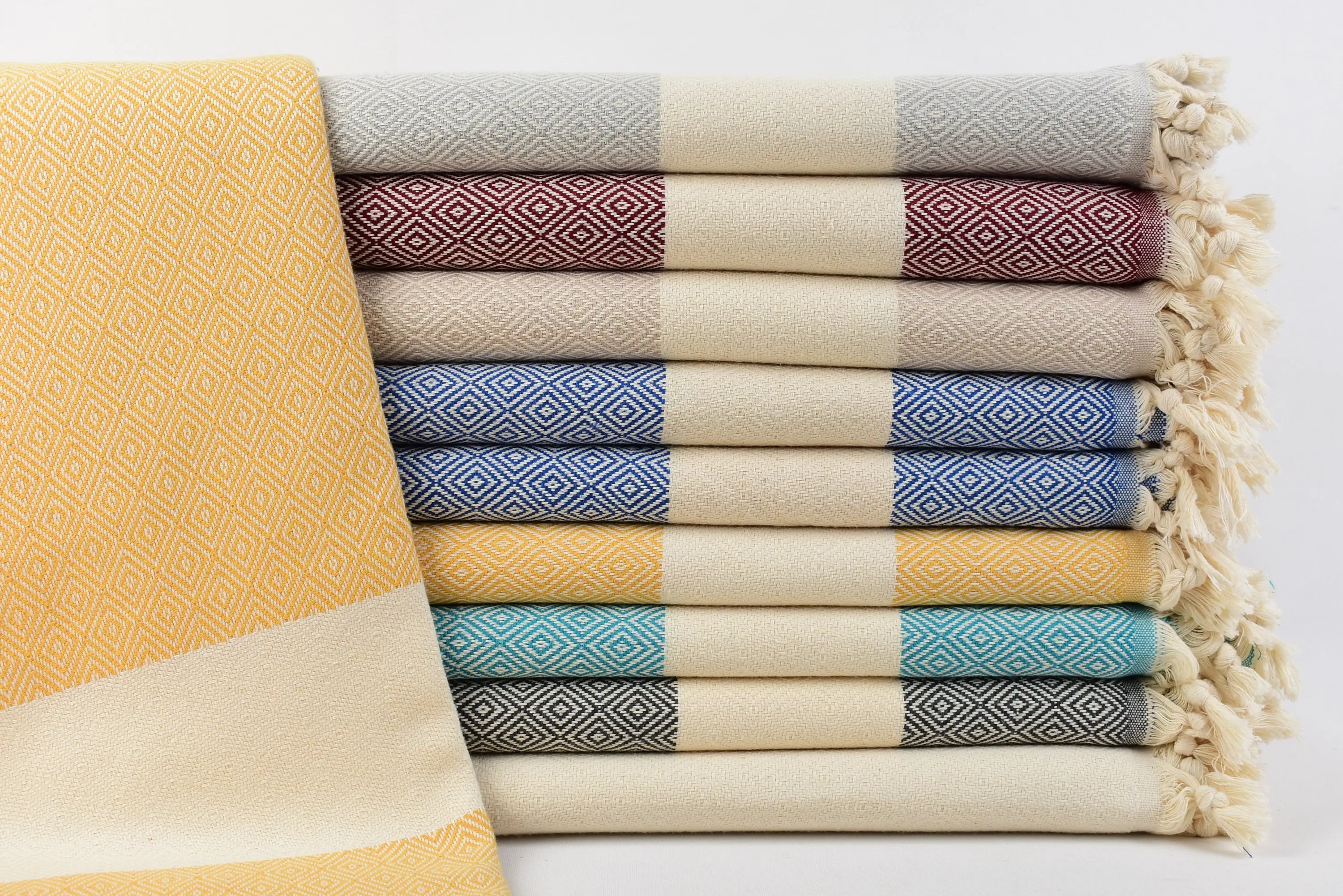 Throw Blanket, Bedspread, Turkish Blanket, 95x79 Inches - 1