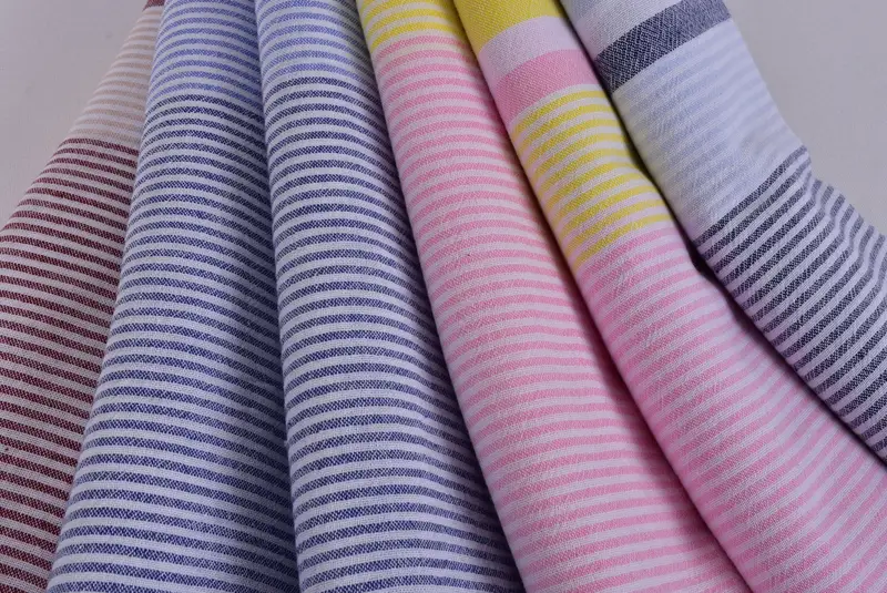 Housewarming Gift, Travel Towel, Lightweight Turkish towel, Monogrammed Beach Towel, Bachelor Gift, 70x36 Cotton Striped Towel, Turkish hand towel - 5