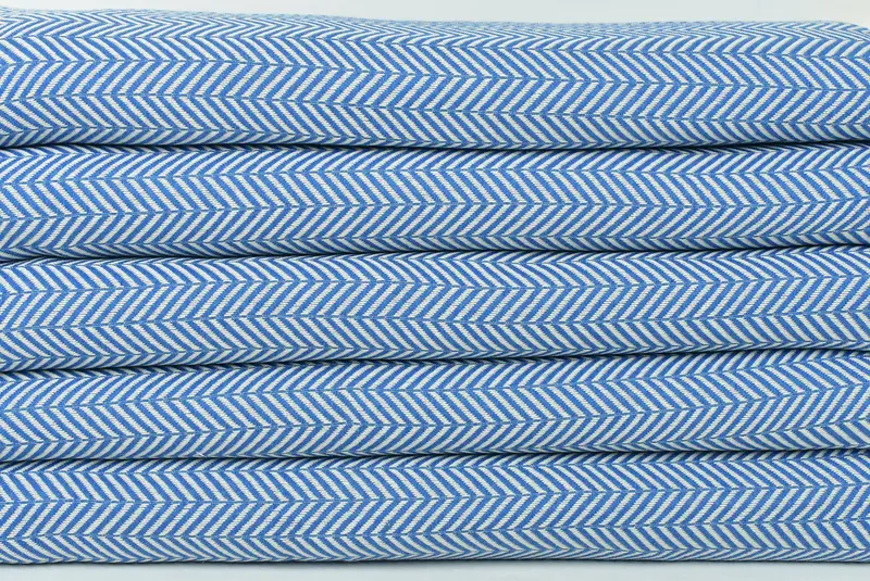 Throw Blanket, Personalized Blanket, 92x76 Cotton Chevron Towel, Merry Christmas Gifts, Organic Throw, Throw Blanket Couch, Beach Wedding Favor - 2