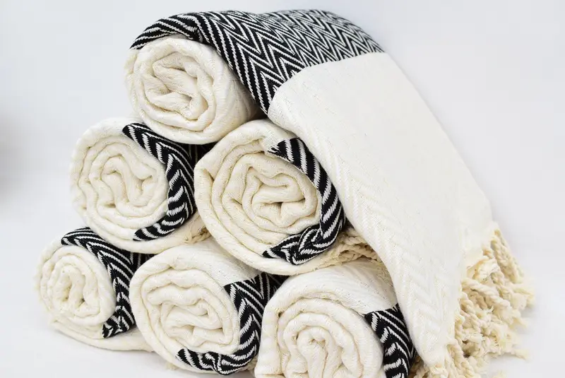 Gift For Mom, Beach towel, Turkish Towel Bulk, Monogrammed Beach Towel, Bachelorette Party Favors, Beach Towel Monogram, 70x40 Cotton Chevron Towel - 8