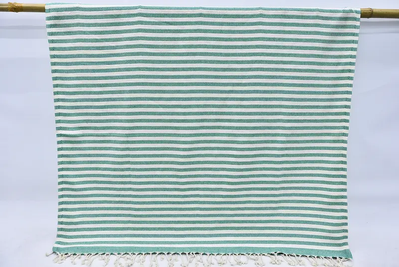 Organic cotton peshtemal for spa and beach, Xmas Gifts, Peshtemal Towel, Bridal Shower Favors, 70x40 Cotton Chevron Towel, Bridesmaid Gifts - 7