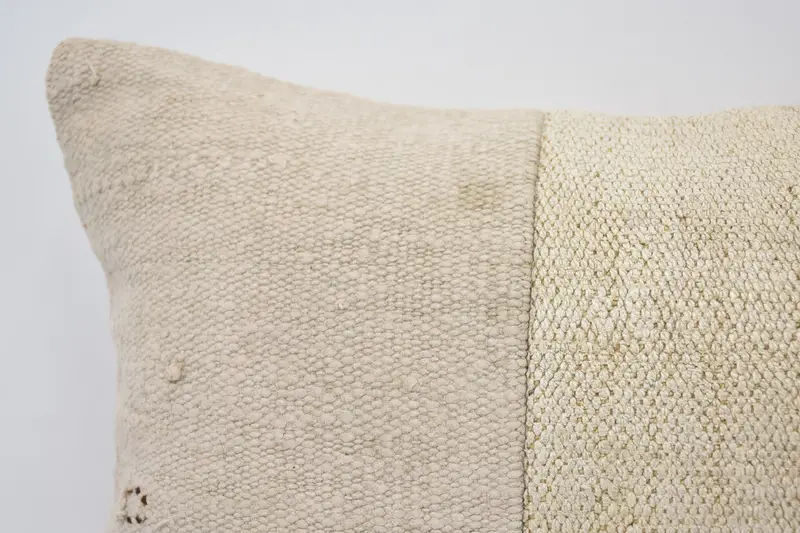 Pillow for Sofa, Designer Throw Pillow Case, Interior Designer Pillow, Ethnical Kilim Rug Pillow, 12x24 White Cushion Case, Cushion Case - 2