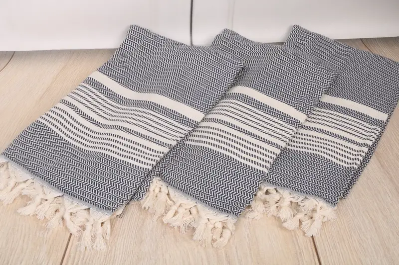 Turkish Bath Towel Set, Gifts For Him, Hammam towel, Personalised Gift, 70x40 Cotton Striped Towel, Personalized Home Gift Wedding, Bridesmaid Gifts - 6