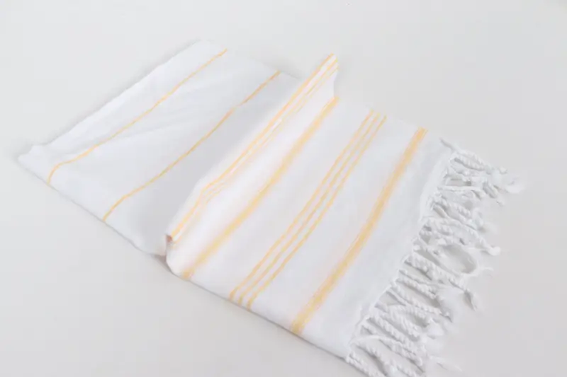 Regalo personalizado para él, toalla a rayas de algodón 40x24, artículos de despedida de soltera, toallas de baño pequeñas, poca de cocina turca, paño de cocina personalizado - 6