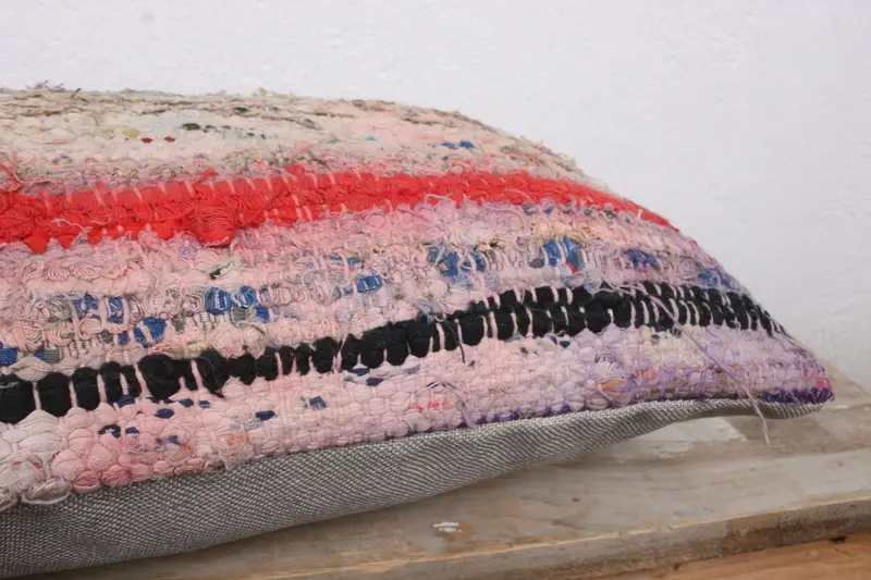 Patio Pillow Sham, Cushion Case, Floor Pillow Cover, Shabby Chic Pillow Cover, Gift Pillow, Kilim Cushion Sham, 12x20 White Pillow, Pillow for Sofa - 6