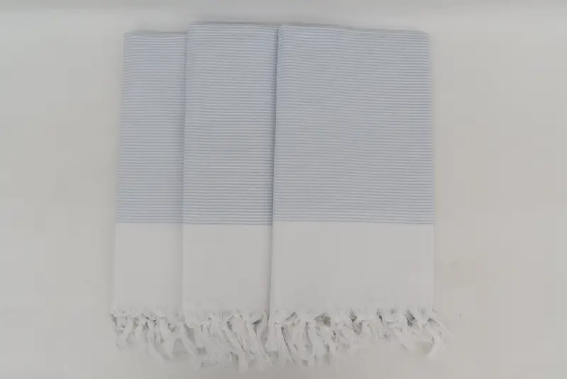 Valentines Day Gift Idea, Personalized Gift, Gift For Her, 70x40 Cotton Striped Towel, Hammam towel, Yoga Towel, Spooky Bachelorette Party Favors - 7