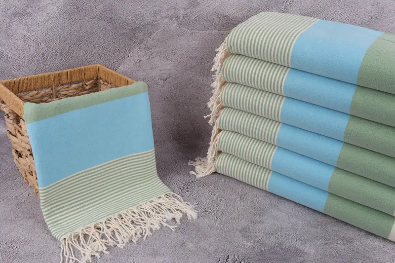 Friends Beach Towel, Bridesmaid Favors, 68x40 Cotton Striped Towel, Quick-dry peshtemal, Gym Towel, Travel towel, Bachelorette Party Decorations - 3