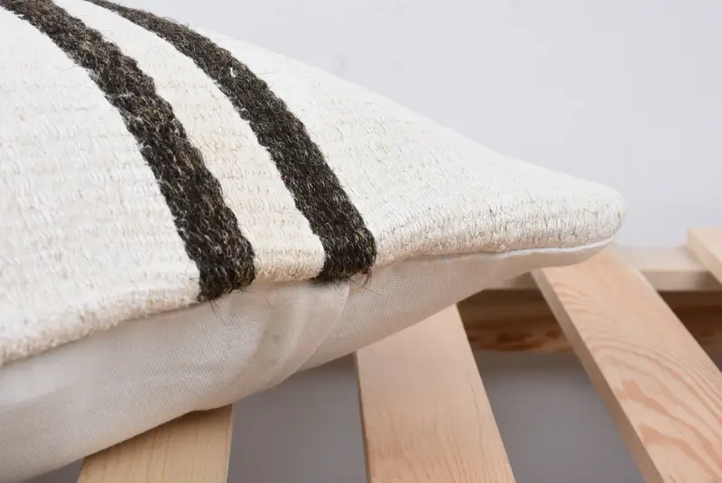 Vintage Kilim Pillow, Outdoor Patio Pillow Sham, Boho Pillow, Vintage Kilim Throw Pillow, 14x14 White Cushion Cover, Cushion Case - 7