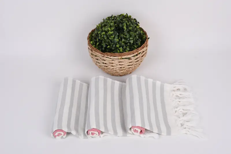 Custom Wedding Gift From Bridesmaid, Bridesmaid Gifts, 36x18 Cotton Striped Terry Towel, Bathroom Towels, Turkish Tea Towel, Baby Boy Gift - 8