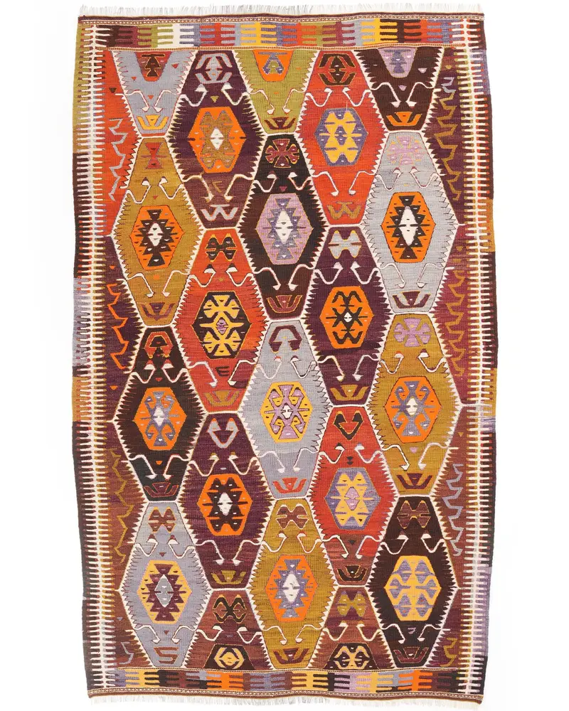 5x8 ft Kahverengi Halı, Zarif Düz Renk Dekor