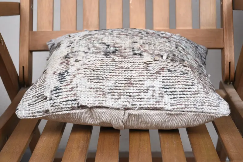Pillow Cover, Boho Pillow Sham Cover, Antique Pillows, 14x14 Blue Pillow Sham, Gift Pillow, Authentic Cushion Cover, Armchair Cushion - 5