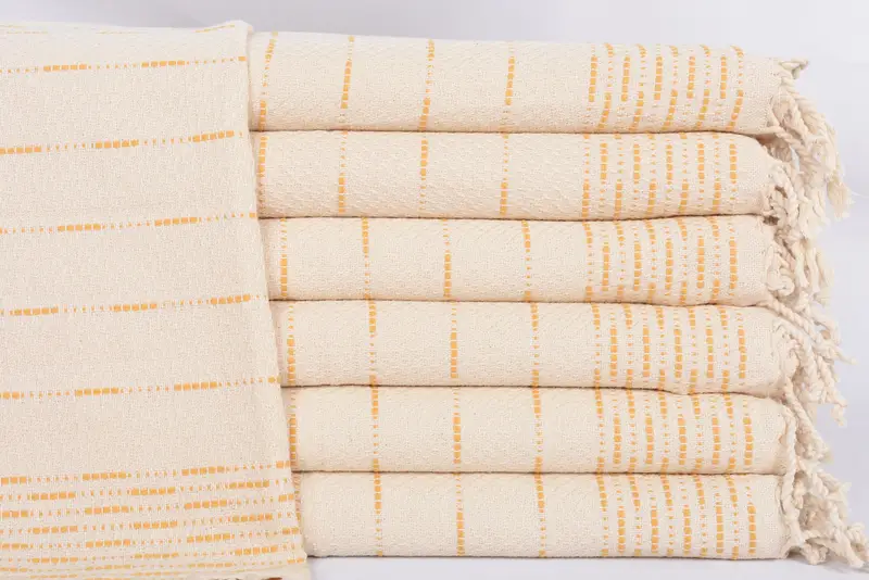 Personalized Gift, Towel With Name, Bridal Shower Favors, 36x18 Cotton Striped Design Towel, Turkish Hand Towel, Gym Towel, Home Gift, Kitchen Towel - 1