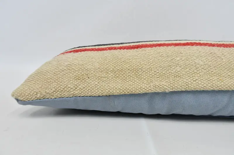 12x36 Beige Cushion, Boho Pillow, Pillow for Couch, Pillow Cover, Outdoor Bolster Cushion Case, Kilim Cushion Sham, Living Room Throw Pillow Sham - 6