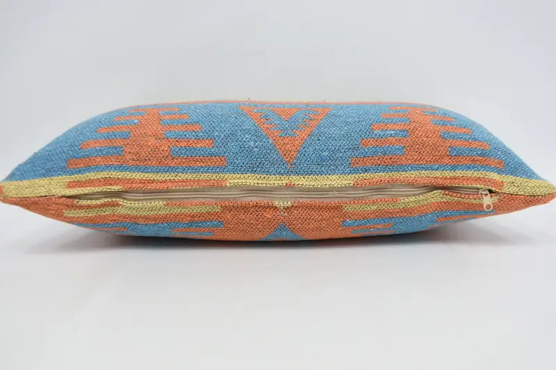 Pillow Sham, Ethnic Pillow Cover Pillow Case, Kilim Pillow, Interior Designer Pillow, Anatolian Pillow, Turkish Kilim Pillow, 12x24 Purple Cushion - 6