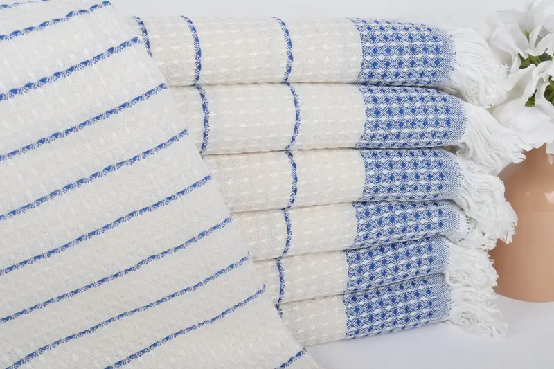 70x40 Cotton Waffle Towel, Monogrammed Beach Towel, Personalized Towel, Turkish Towel USA, Maid Of Honor Gift, Custom Towel Beach, Custom Name Towel - 1