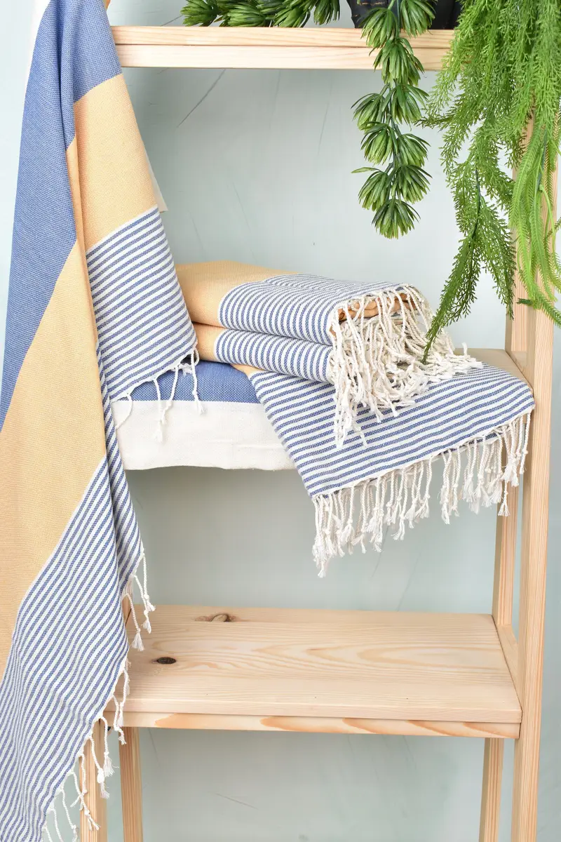 Fouta towel, Housewarming Gift, 68x40 Cotton Striped Towel, Bachelor Bachelorette Party Favors, Unique Wedding Gift, Wedding Towel, Unique Gift - 6