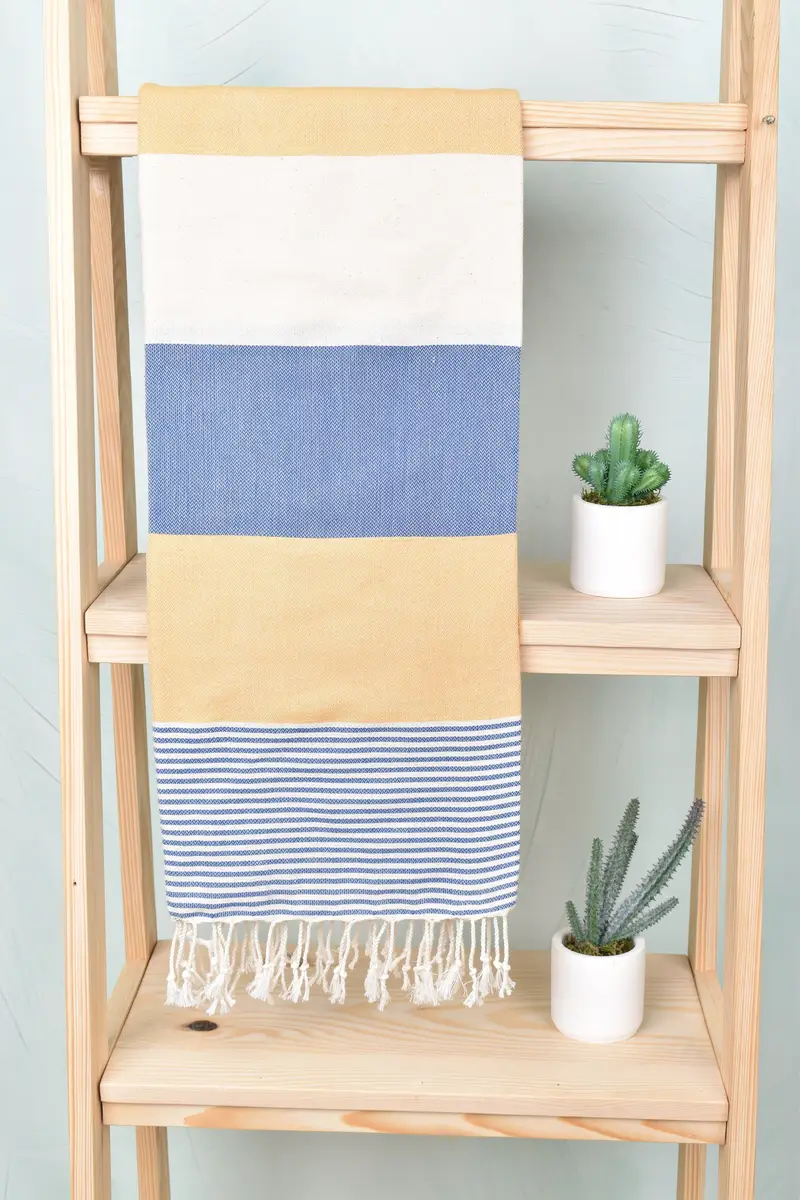 Fouta towel, Housewarming Gift, 68x40 Cotton Striped Towel, Bachelor Bachelorette Party Favors, Unique Wedding Gift, Wedding Towel, Unique Gift - 8