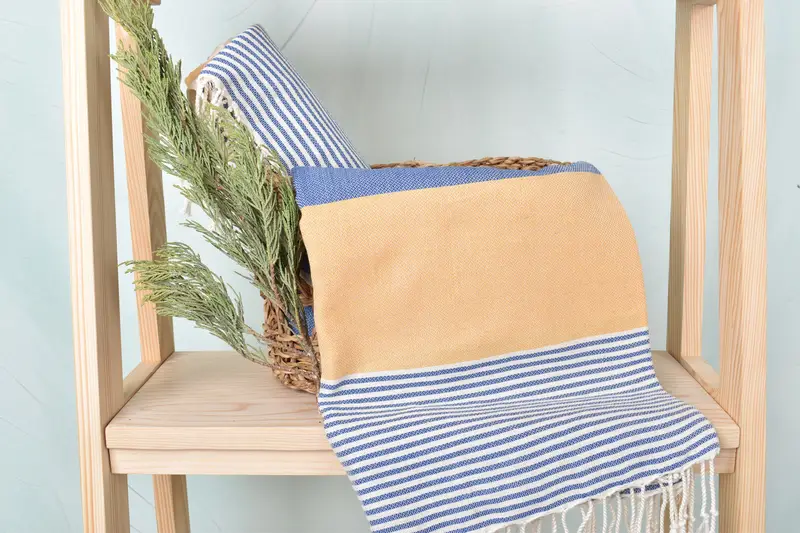Fouta towel, Housewarming Gift, 68x40 Cotton Striped Towel, Bachelor Bachelorette Party Favors, Unique Wedding Gift, Wedding Towel, Unique Gift - 4