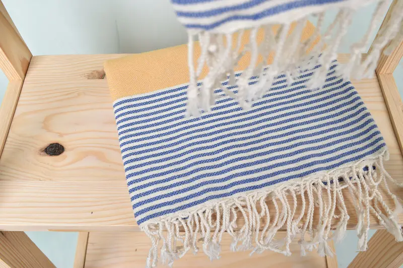 Fouta towel, Housewarming Gift, 68x40 Cotton Striped Towel, Bachelor Bachelorette Party Favors, Unique Wedding Gift, Wedding Towel, Unique Gift - 5