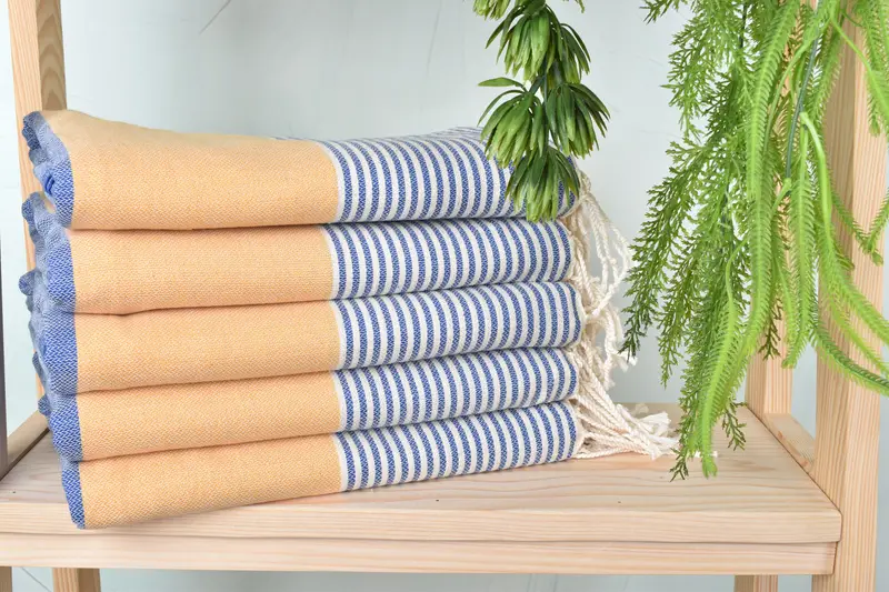 Fouta towel, Housewarming Gift, 68x40 Cotton Striped Towel, Bachelor Bachelorette Party Favors, Unique Wedding Gift, Wedding Towel, Unique Gift - 2