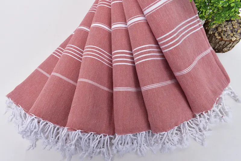 Organic Turkish towel, Girl Trip Party Favor, Bridal Shower Favors, 70x40 Cotton Striped Towel, Beach Towel Gift, Personalised Gift, Monogram Towels - 4