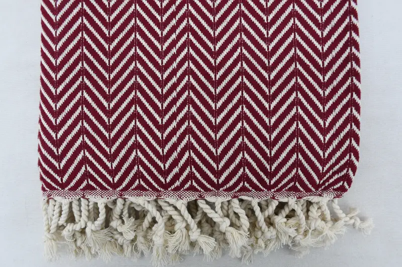 Personalized Wedding Gift, Bulk Order Towel, Handmade Gift, Best Friend Gift, Gift Boxes Towel, 70x40 Cotton Chevron Towel, Organic Beach Towel - 5